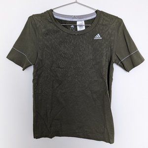 Adidas Running Shirt – Olive Green, Women's S